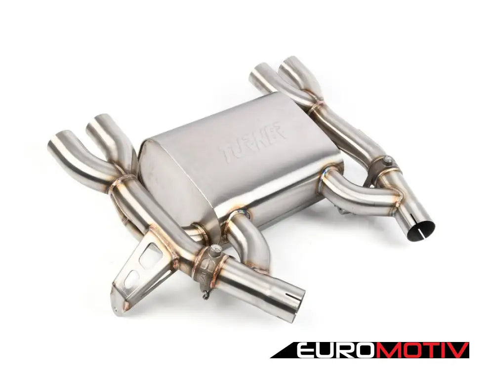 E90 E92 M3 Turner Motorsport Stainless Steel Valved Axle Back Exhaust - Polished Tips