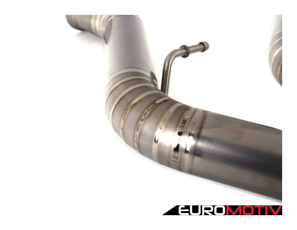 E90 E92 M3 Turner Motorsport Titanium Valved Axle Back Exhaust - Brushed Tips