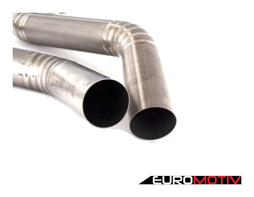 E90 E92 M3 Turner Motorsport Titanium Valved Axle Back Exhaust - Brushed Tips