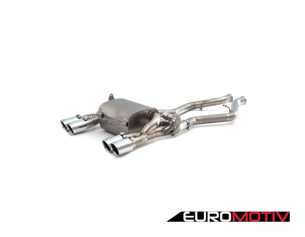 E90 E92 M3 Turner Motorsport Titanium Valved Axle Back Exhaust - Brushed Tips