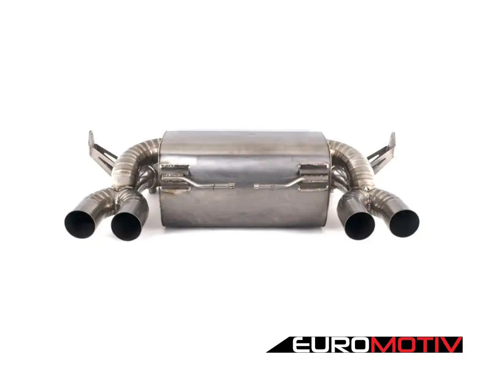 E90 E92 M3 Turner Motorsport Titanium Valved Axle Back Exhaust - Brushed Tips