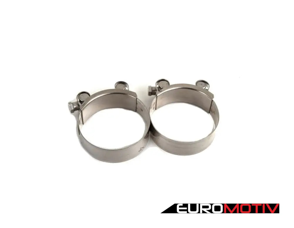 E90 E92 M3 Turner Motorsport Titanium Valved Axle Back Exhaust - Brushed Tips