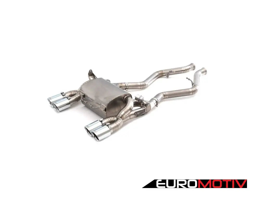 E90 E92 M3 Turner Motorsport Titanium Valved Axle Back Exhaust - Brushed Tips