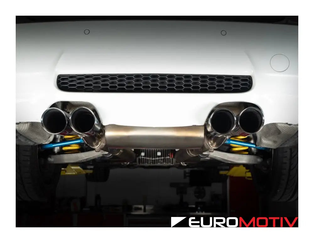 E90 E92 M3 Turner Motorsport Titanium Valved Axle Back Exhaust - Brushed Tips