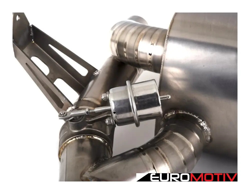 E90 E92 M3 Turner Motorsport Titanium Valved Axle Back Exhaust - Brushed Tips