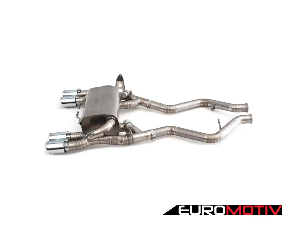 E90 E92 M3 Turner Motorsport Titanium Valved Axle Back Exhaust - Brushed Tips