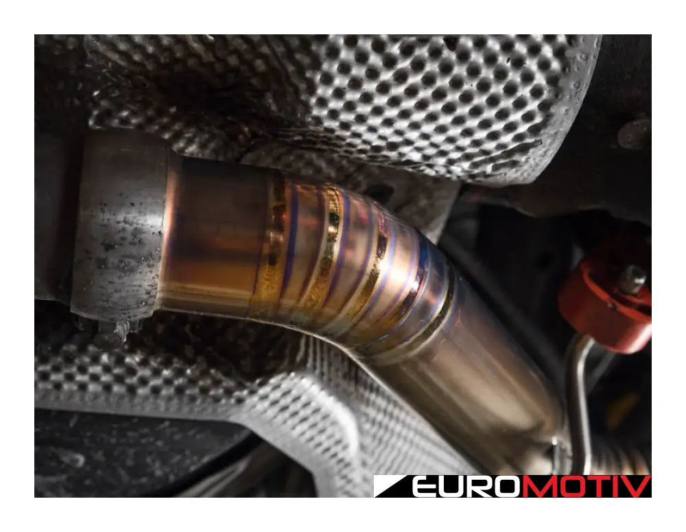 E90 E92 M3 Turner Motorsport Titanium Valved Axle Back Exhaust - Polished Tips