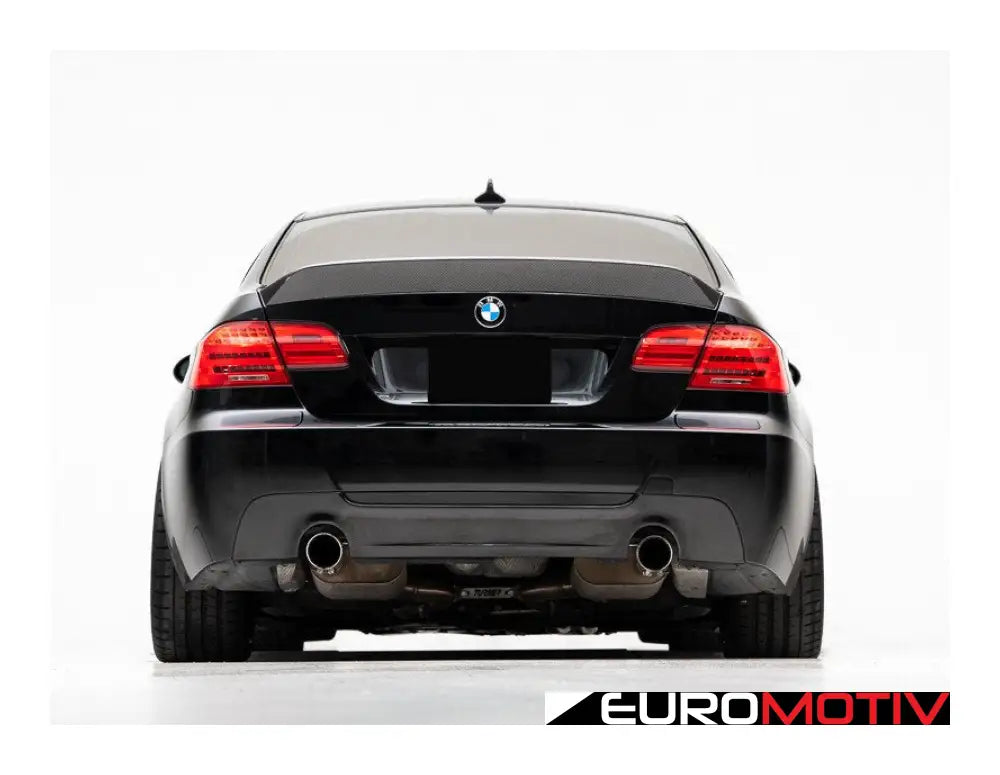 E92 Turner Motorsport Carbon Fiber High Kick Rear Lip Spoiler