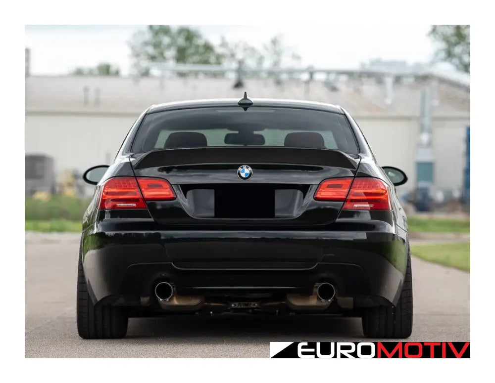 E92 Turner Motorsport Carbon Fiber High Kick Rear Lip Spoiler