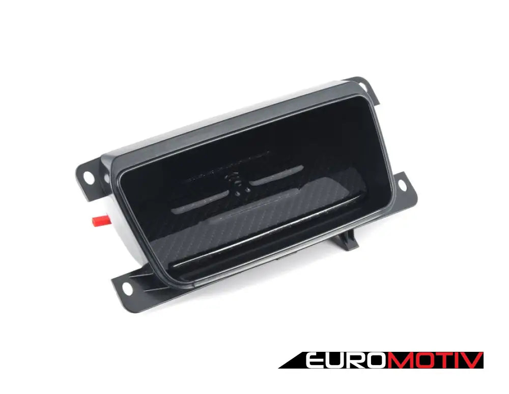 E9X Wireless Device Charging Unit - Carbon With Black Tray Pre-Installed In Center Console