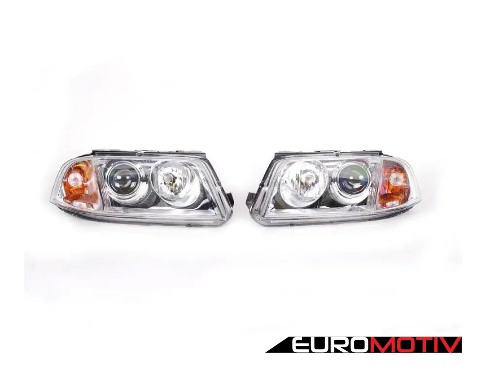 European Halogen Headlight Set