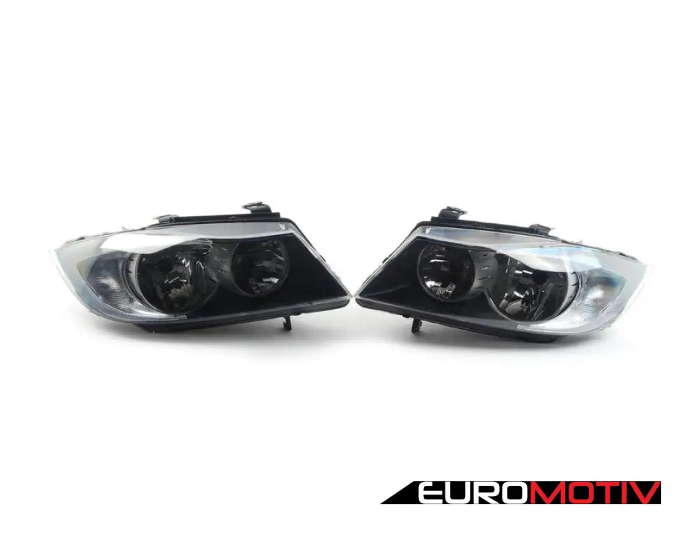 European Halogen Headlight Set