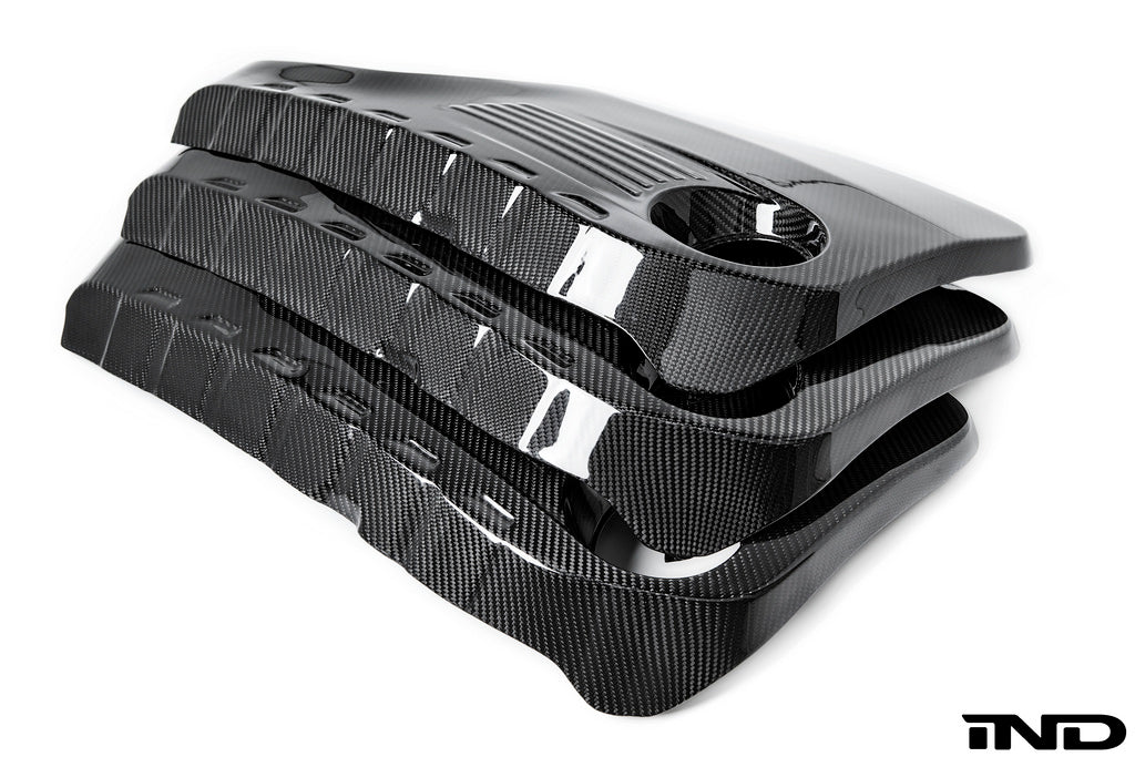 Eventuri BMW F8X M3 / M4 S55 Black Carbon Engine Cover