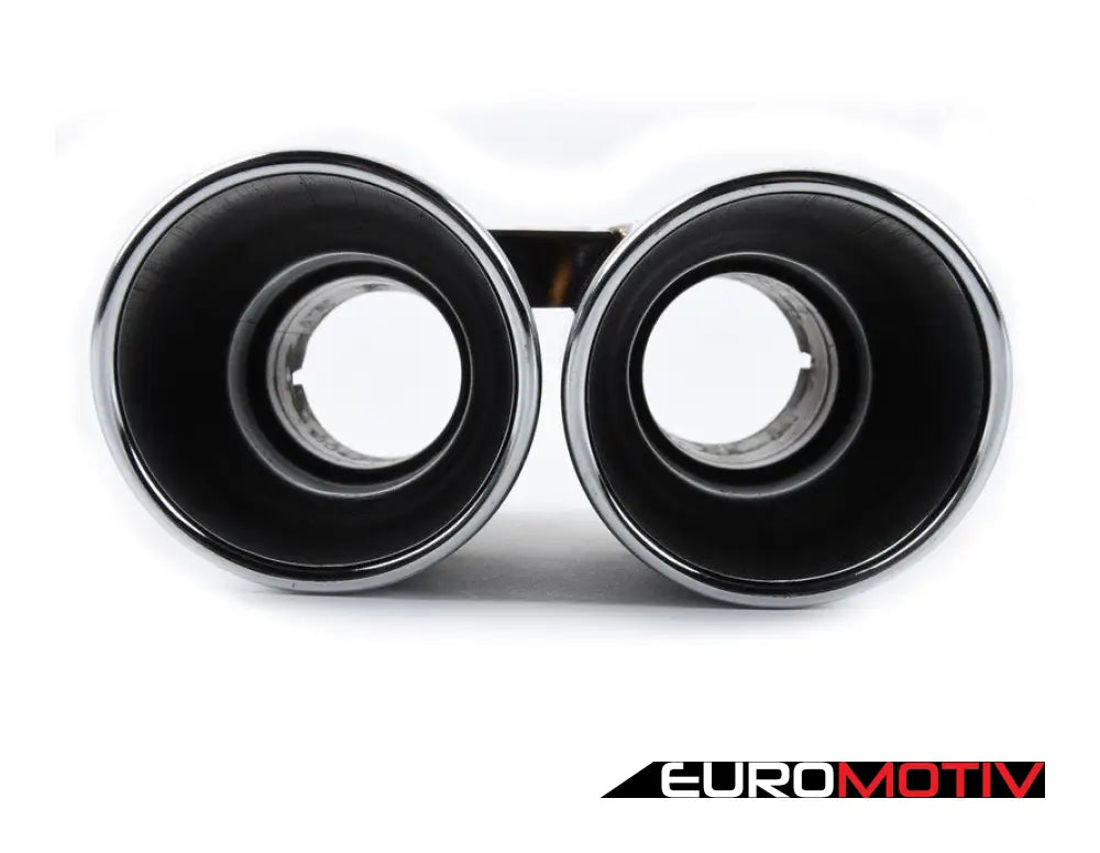 Exhaust Tip Dual 80Mm Rounds