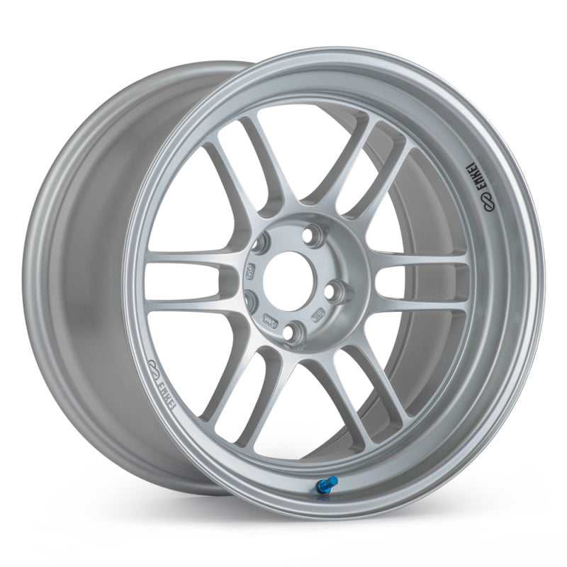 Enkei RPF1RS 18x9.5 5x114.3 12mm Offset 75mm Bore Silver Wheel