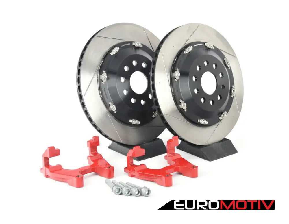 Floating Rear Rotor 350Mm Upgrade Kit - Red Carriers