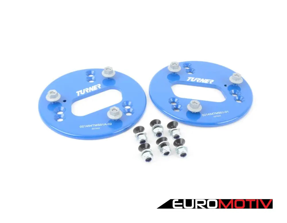 Front 2-Position Fixed Camber Plates - Street/Track