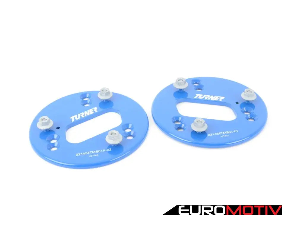 Front 2-Position Fixed Camber Plates - Street/Track