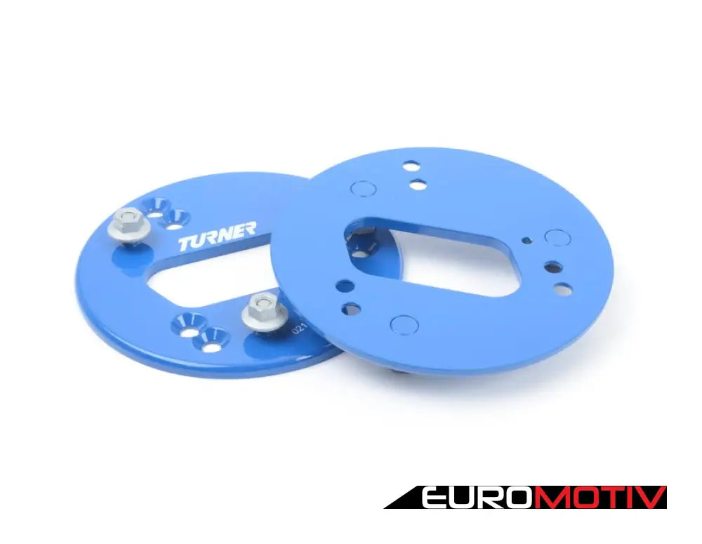 Front 2-Position Fixed Camber Plates - Street/Track