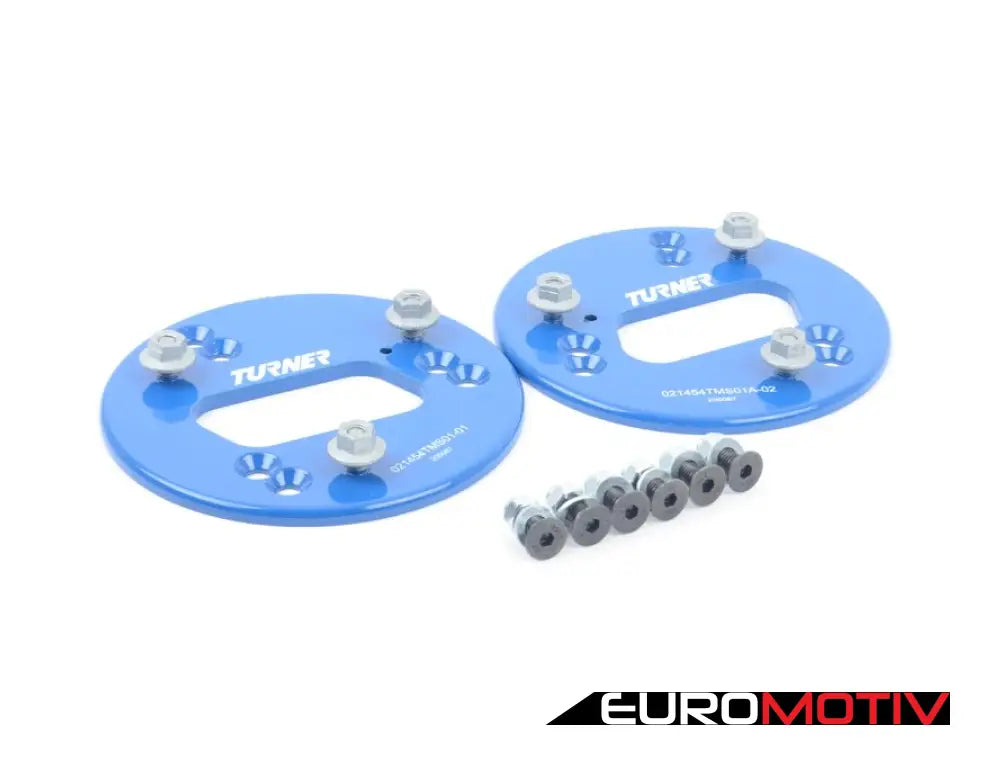 Front 2-Position Fixed Camber Plates - Street/Track