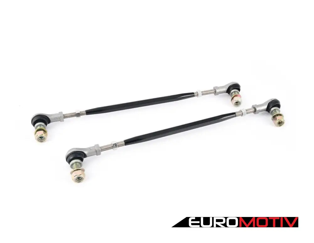 Front Adjustable Sway Bar Links - Black