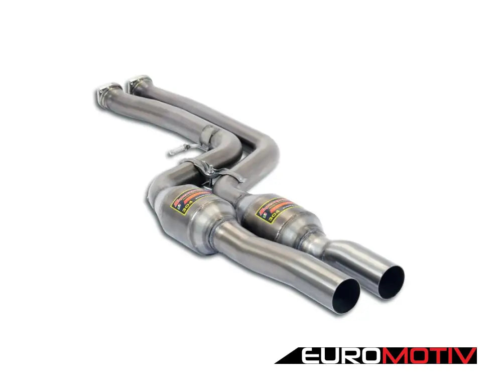 Front Exhaust Pipes - 200-Cell Catalytic Converters