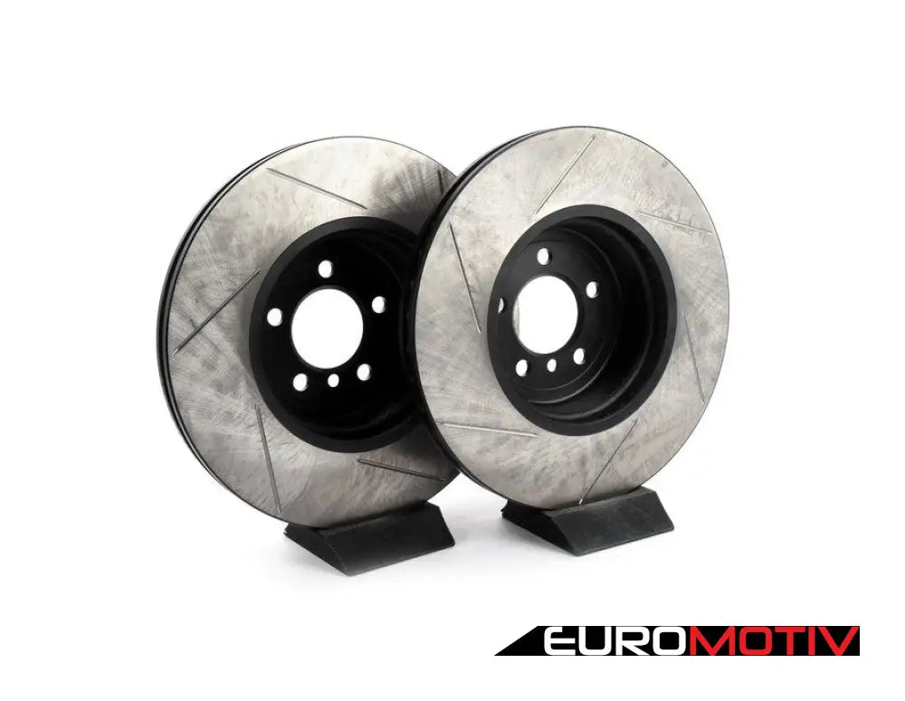 Front Gas-Slotted Brake Rotors - Pair (370X30)