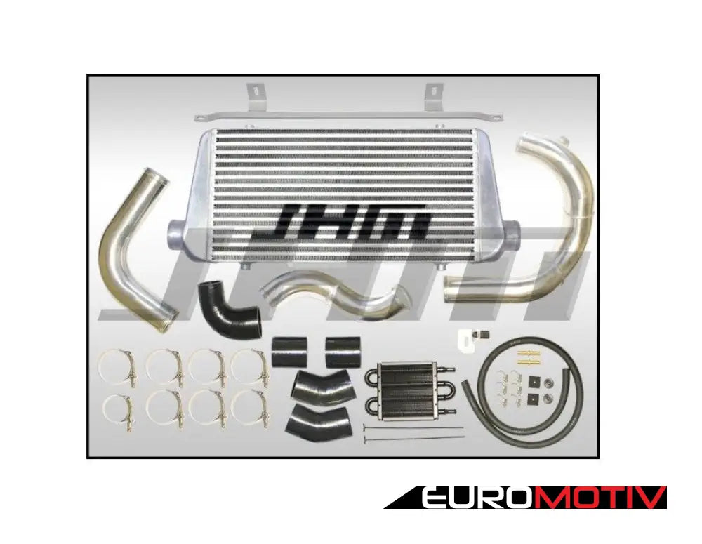 Front Mount Intercooler Kit - Large Core Black Couplers