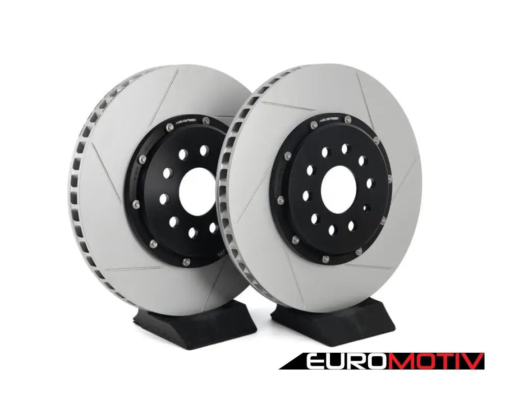 Front Slotted 2-Piece Brake Rotors - Pair (340X30)