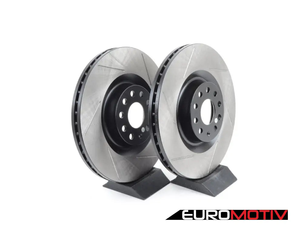 Front Slotted Brake Rotors - Pair (345X30)