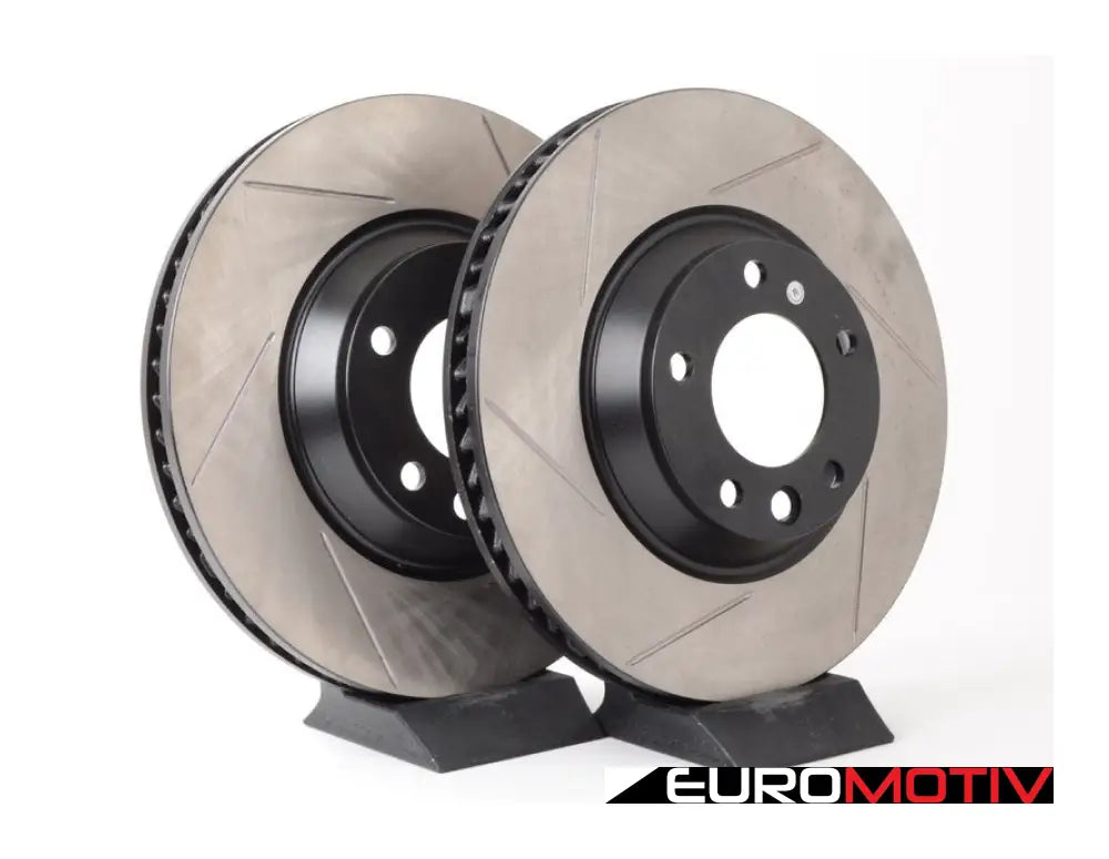 Front Slotted Brake Rotors - Pair (350X34)