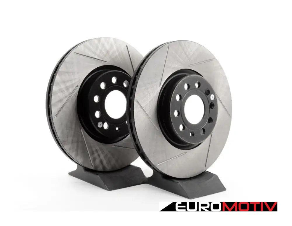 Front Slotted Rotors - Pair (312X25)