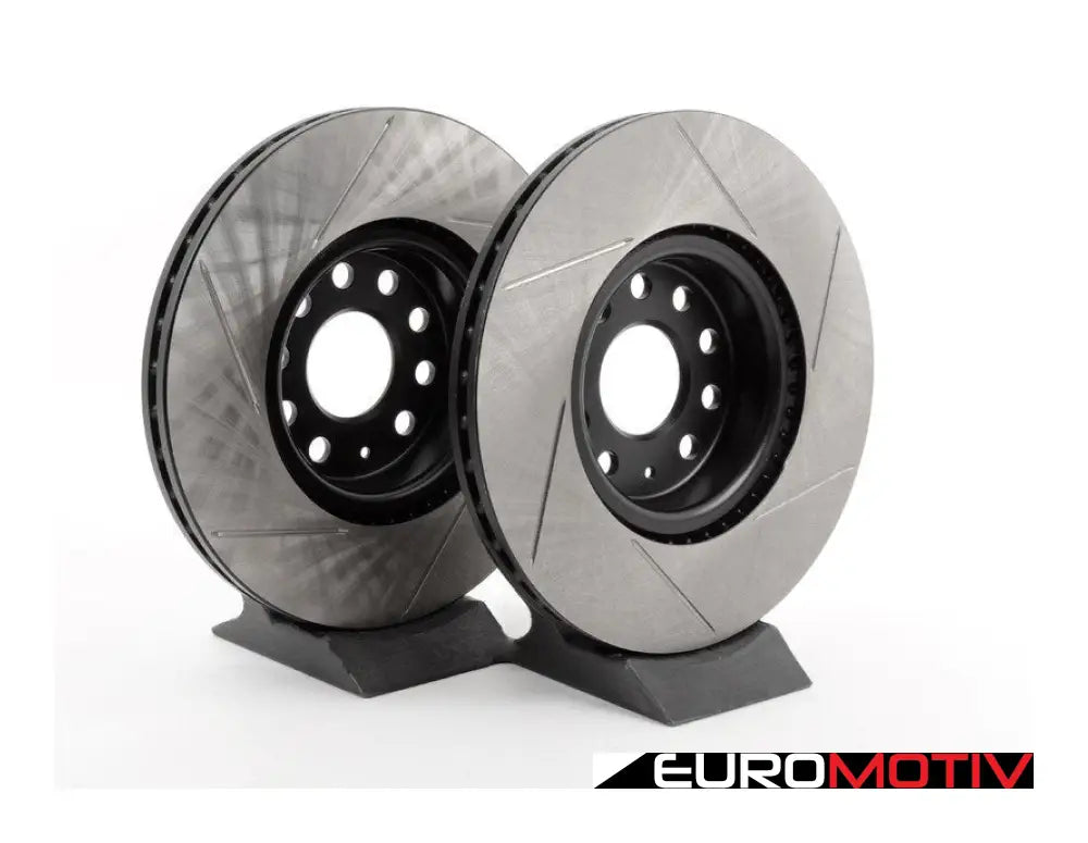 Front Slotted Rotors - Pair (312X25)