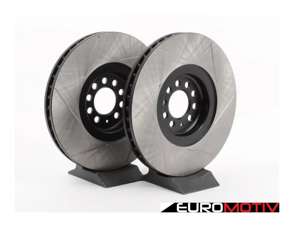 Front Slotted Rotors - Pair (334X32)