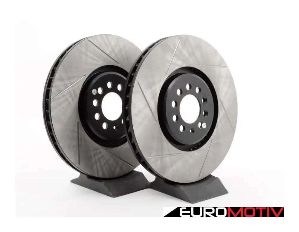 Front Slotted Rotors - Pair (334X32)