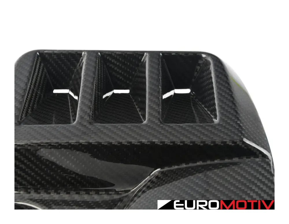 G80 G82 G87 Gloss Carbon Fiber Engine And Ecu Cover - S58