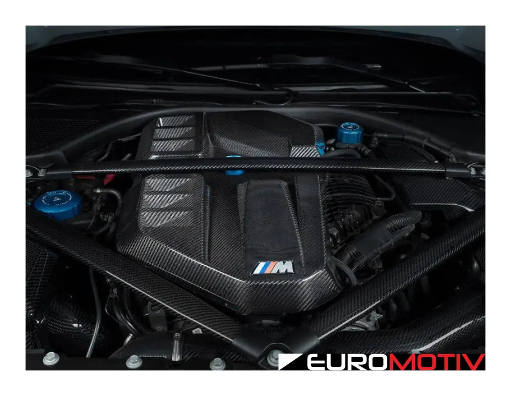 G80 G82 G87 Gloss Carbon Fiber Engine And Ecu Cover - S58