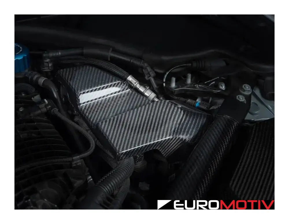 G80 G82 G87 Gloss Carbon Fiber Engine And Ecu Cover - S58