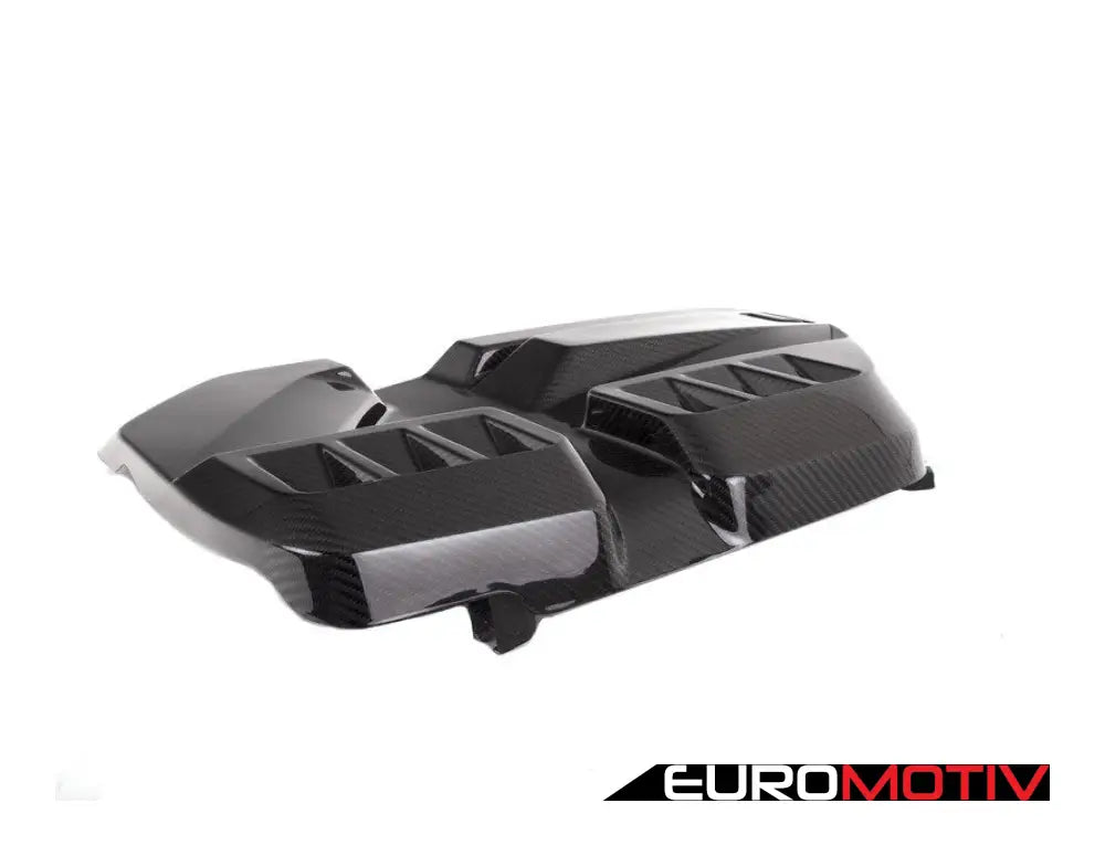 G80 G82 G87 Gloss Carbon Fiber Engine And Ecu Cover - S58