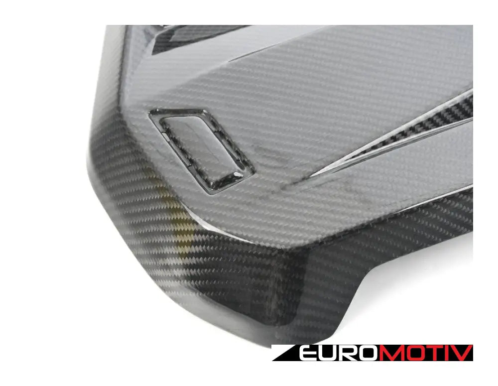 G80 G82 G87 Gloss Carbon Fiber Engine And Ecu Cover - S58