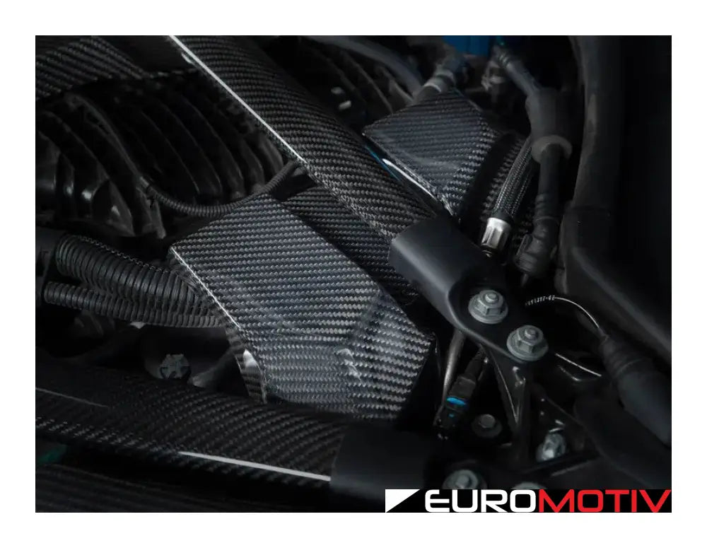 G80 G82 G87 Gloss Carbon Fiber Engine And Ecu Cover - S58