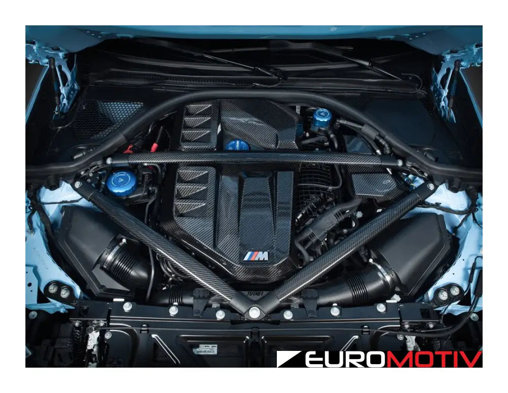 G80 G82 G87 Gloss Carbon Fiber Engine And Ecu Cover - S58