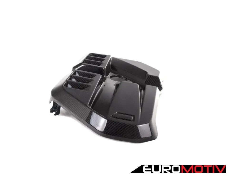 G80 G82 G87 Gloss Carbon Fiber Engine And Ecu Cover - S58