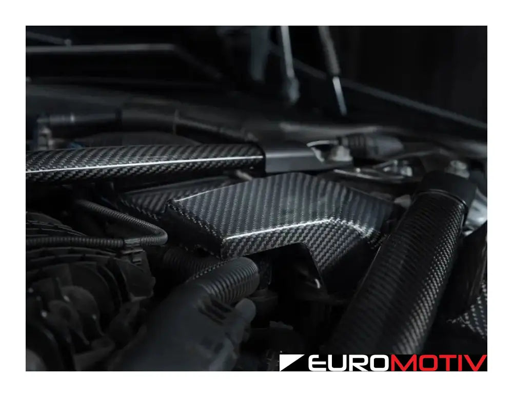 G80 G82 G87 Gloss Carbon Fiber Engine And Ecu Cover - S58