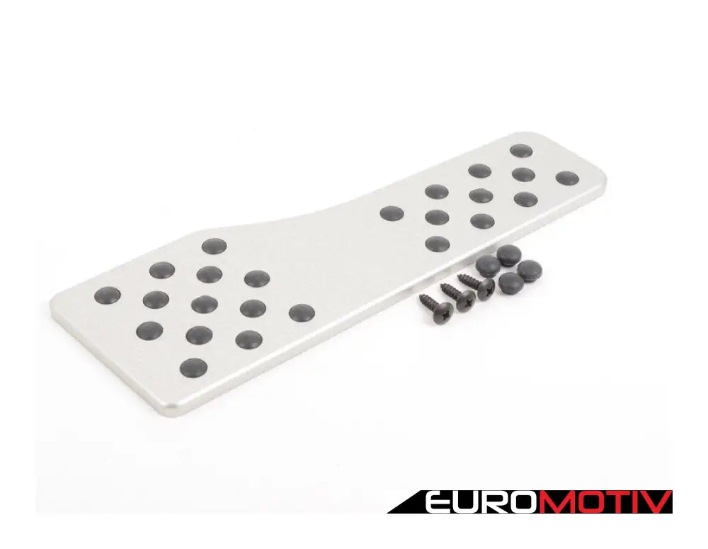 Gas Pedal - Rubber Grip Silver