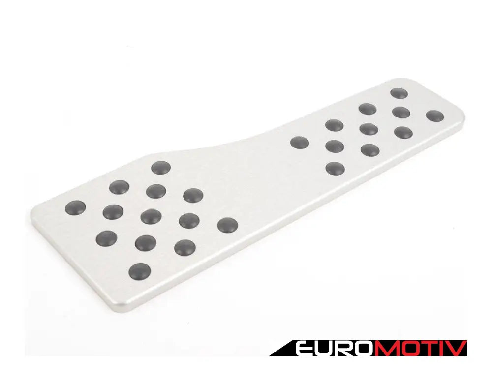 Gas Pedal - Rubber Grip Silver