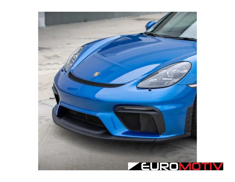 Gt4 Designed 718 Front Bumper Conversion Kit - Porsche Boxster / Cayman 2017 +