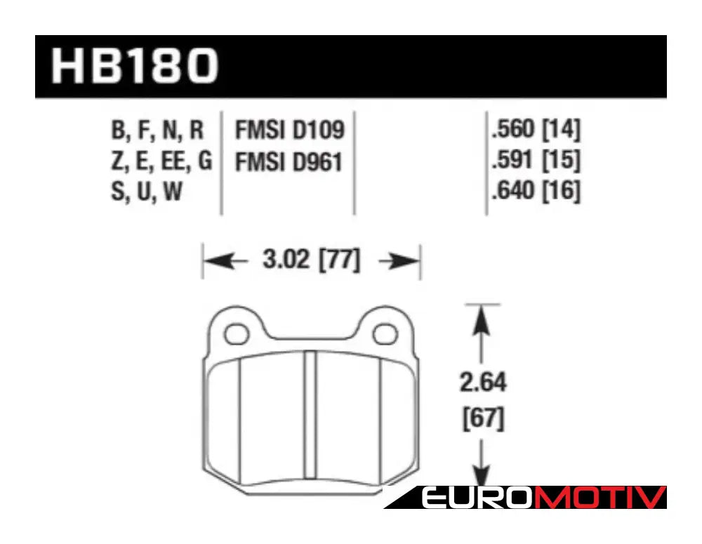 Hawk Dtc-60 Brake Pads