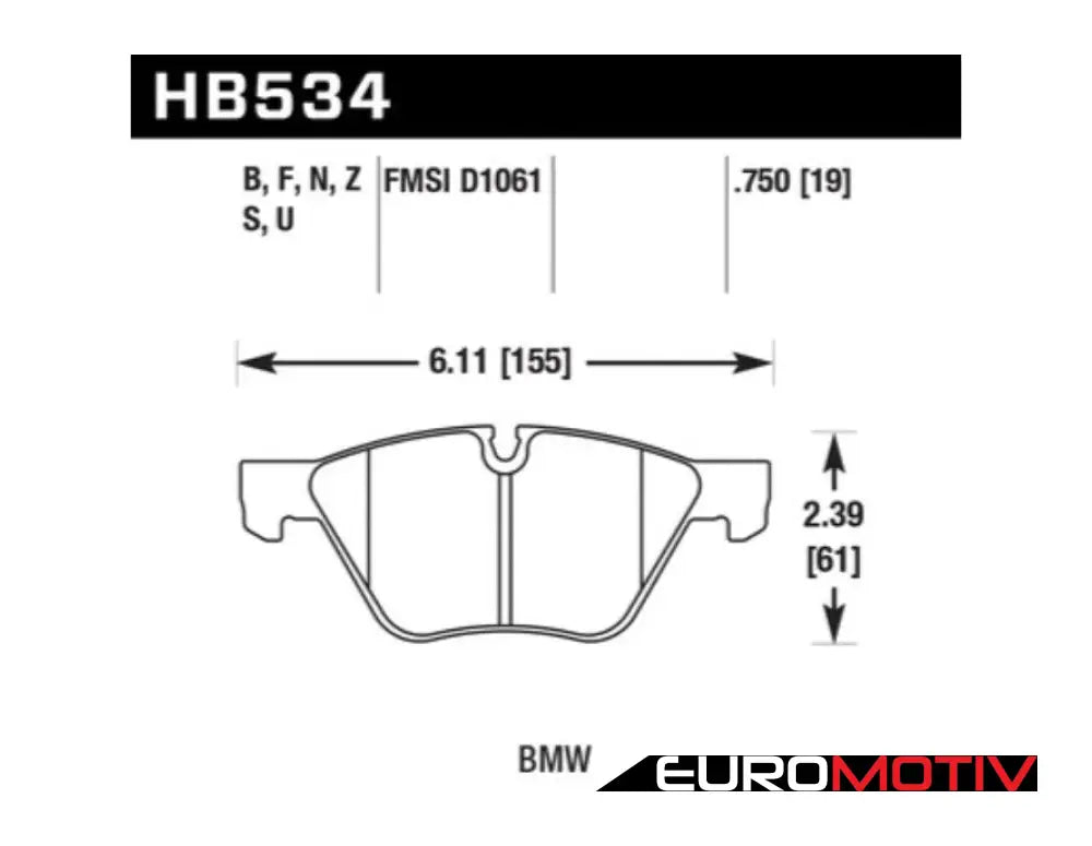 Hawk Dtc-70 Front Brake Pads