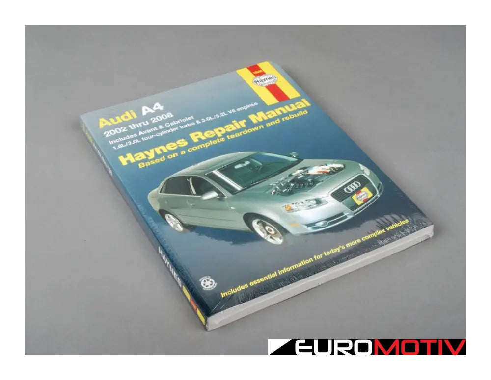 Haynes Repair Manual - B6/B7 (2002-2008) Audi A4